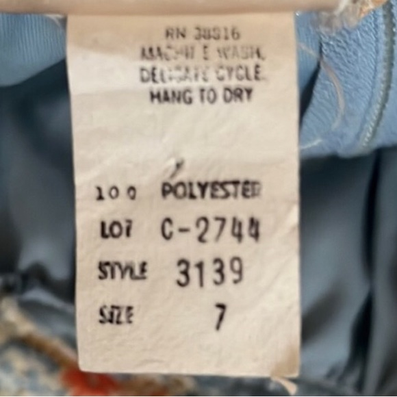 Vintage 70’s - Rags by Kressandra - Gunne style, peasant dress - bishop sleeves - Picture 6 of 6